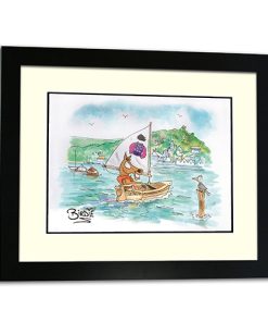 Black Framed Print 16x12
