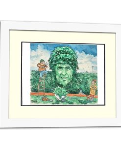 White Framed Print 16x12