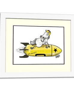 White Framed Print 16x12