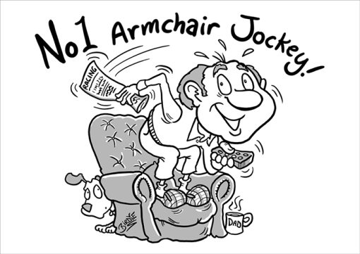 Fathers Day Armchair Jockey
