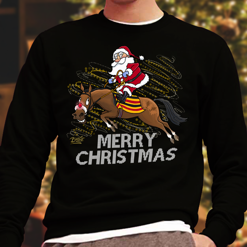 The Birdie 2024 Horse Racing Christmas Jumper